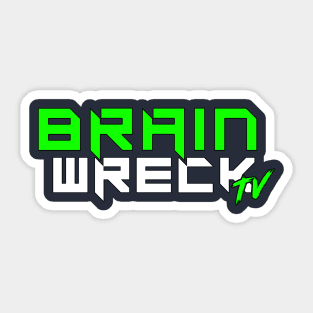Brain Wreck TV Logo Sticker